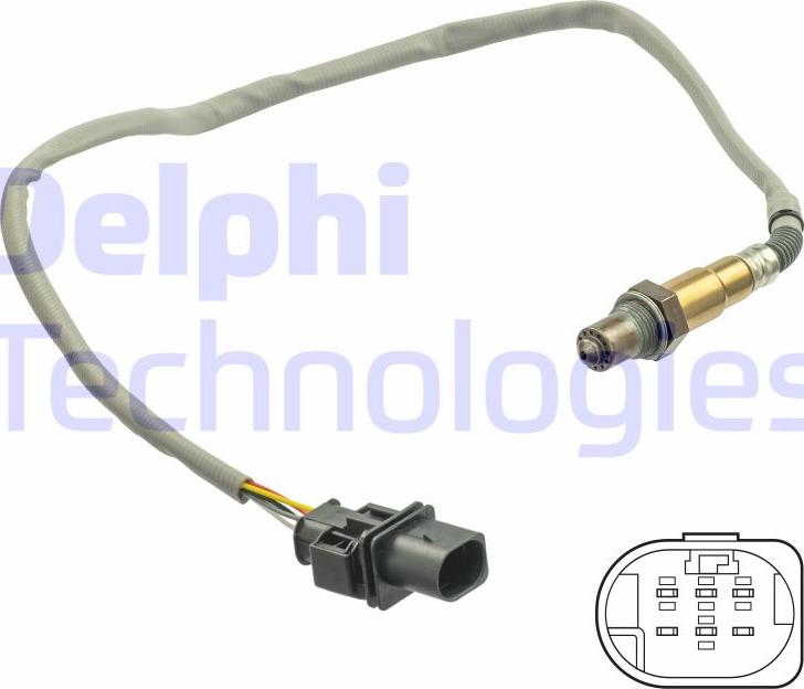 Delphi ES21065-12B1 - Sonda lambda www.autoricambi360.it