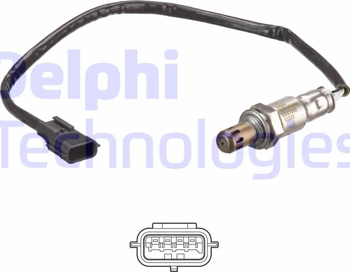 Delphi ES21060-12B1 - Sonda lambda www.autoricambi360.it