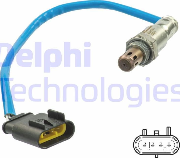 Delphi ES21061-12B1 - Sonda lambda www.autoricambi360.it