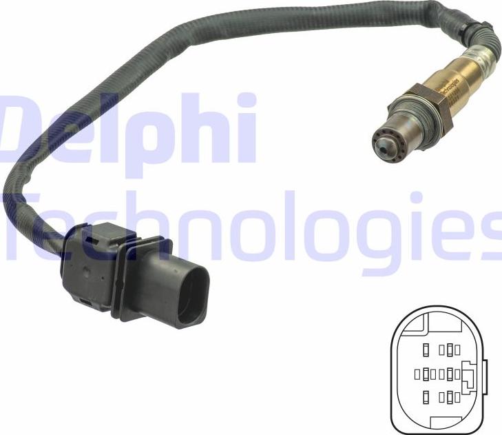 Delphi ES21086-12B1 - Sonda lambda www.autoricambi360.it