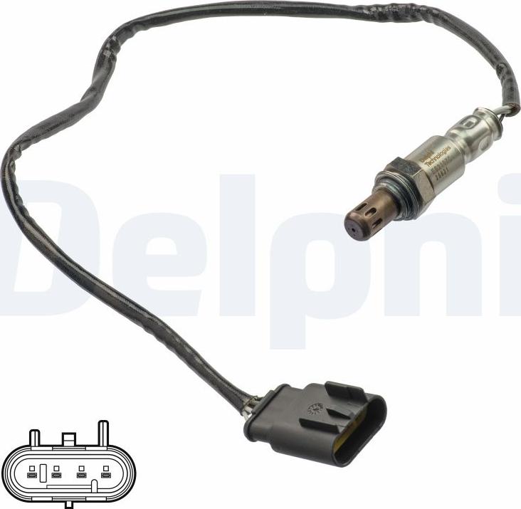 Delphi ES21076-12B1 - Sonda lambda www.autoricambi360.it