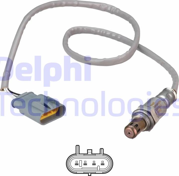 Delphi ES21073-12B1 - Sonda lambda www.autoricambi360.it