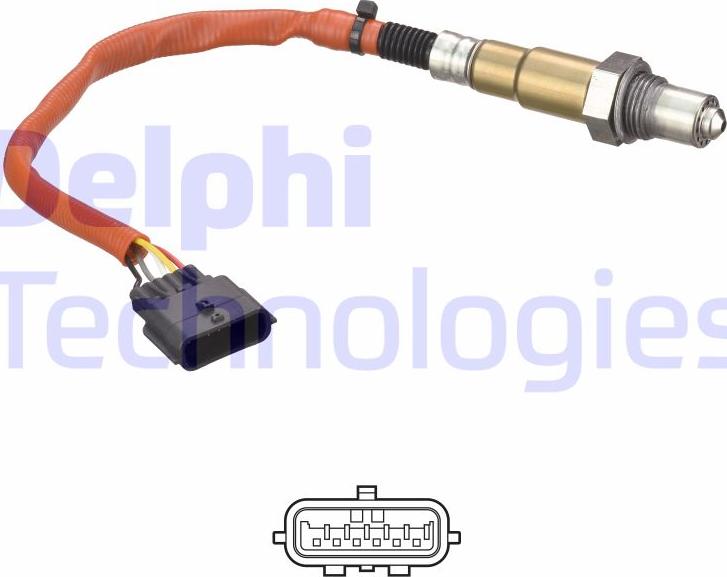 Delphi ES21077-12B1 - Sonda lambda www.autoricambi360.it