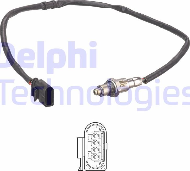 Delphi ES21193-12B1 - Sonda lambda www.autoricambi360.it