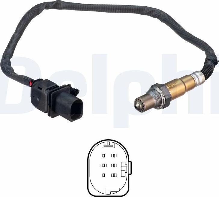 Delphi ES21197-12B1 - Sonda lambda www.autoricambi360.it