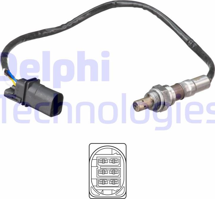 Delphi ES21149-12B1 - Sonda lambda www.autoricambi360.it