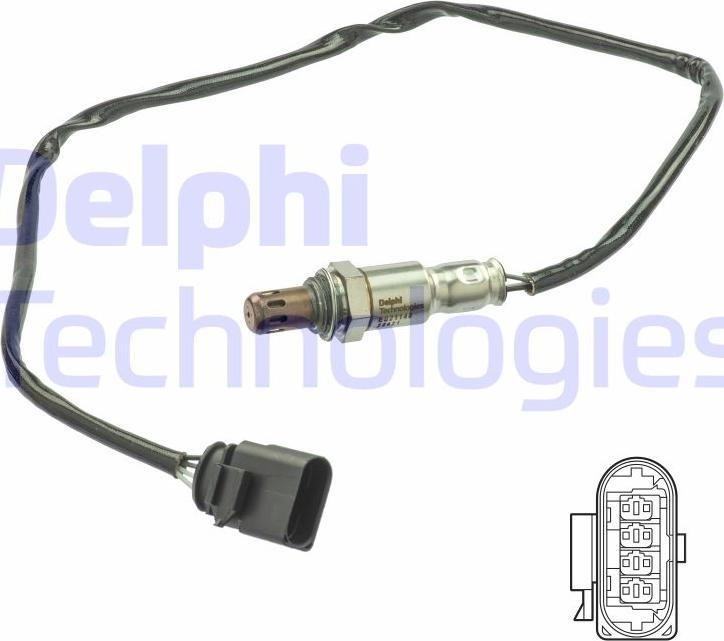 Delphi ES21148-12B1 - Sonda lambda www.autoricambi360.it