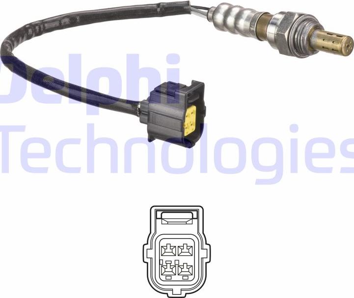 Delphi ES21142-12B1 - Sonda lambda www.autoricambi360.it