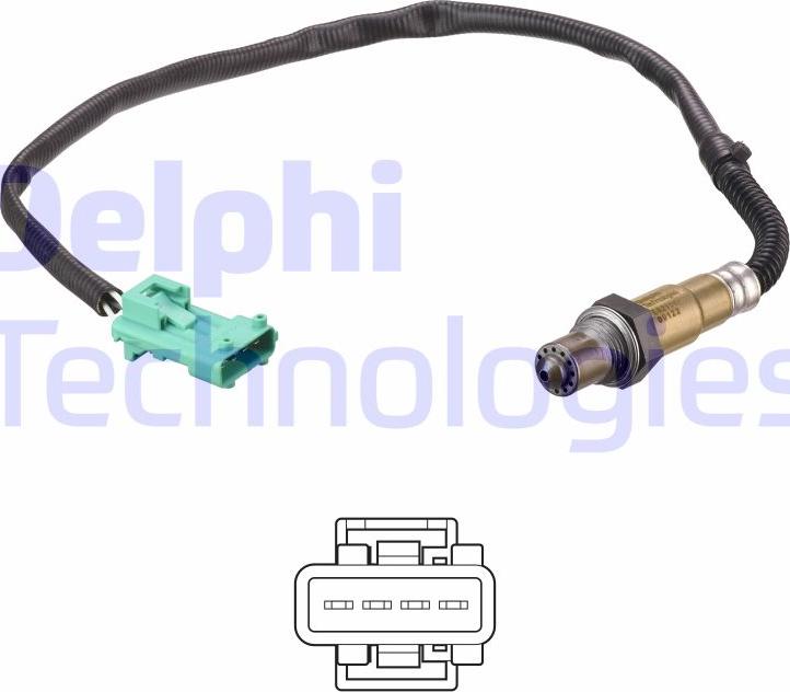 Delphi ES21147-12B1 - Sonda lambda www.autoricambi360.it