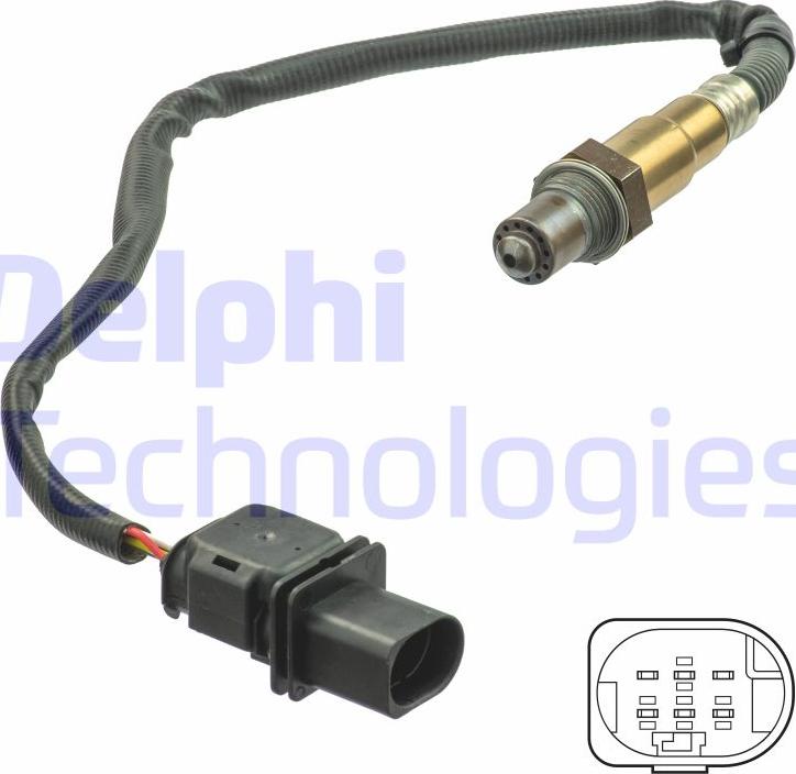 Delphi ES21159-12B1 - Sonda lambda www.autoricambi360.it