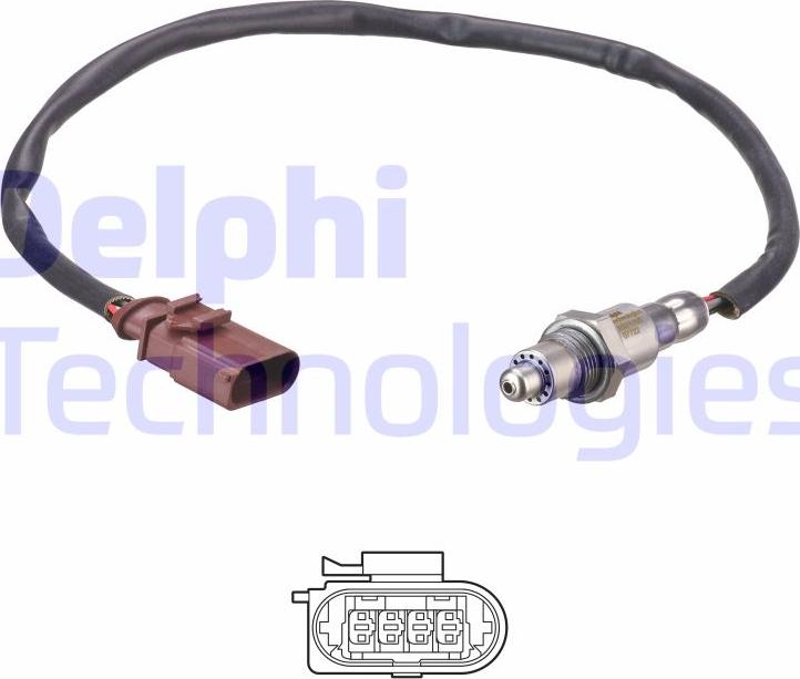 Delphi ES21155-12B1 - Sonda lambda www.autoricambi360.it