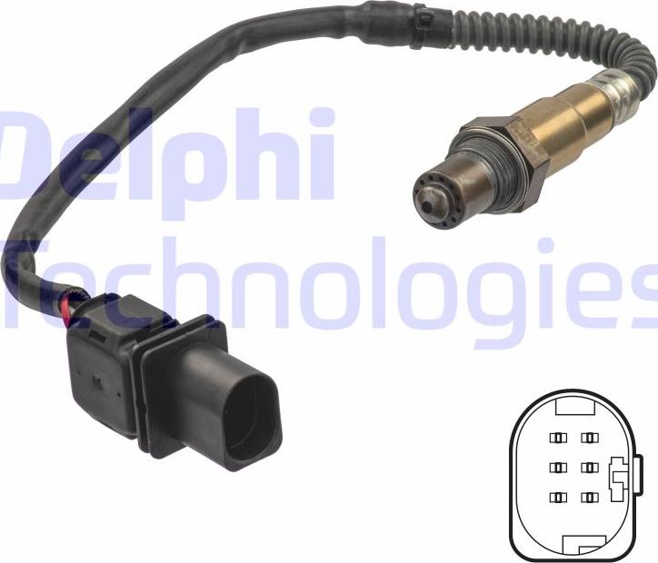 Delphi ES21156-12B1 - Sonda lambda www.autoricambi360.it