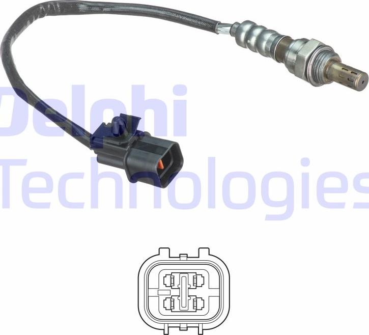 Delphi ES21158-12B1 - Sonda lambda www.autoricambi360.it