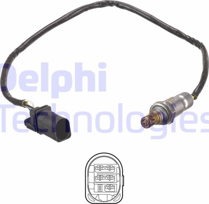 Delphi ES21153-12B1 - Sonda lambda www.autoricambi360.it