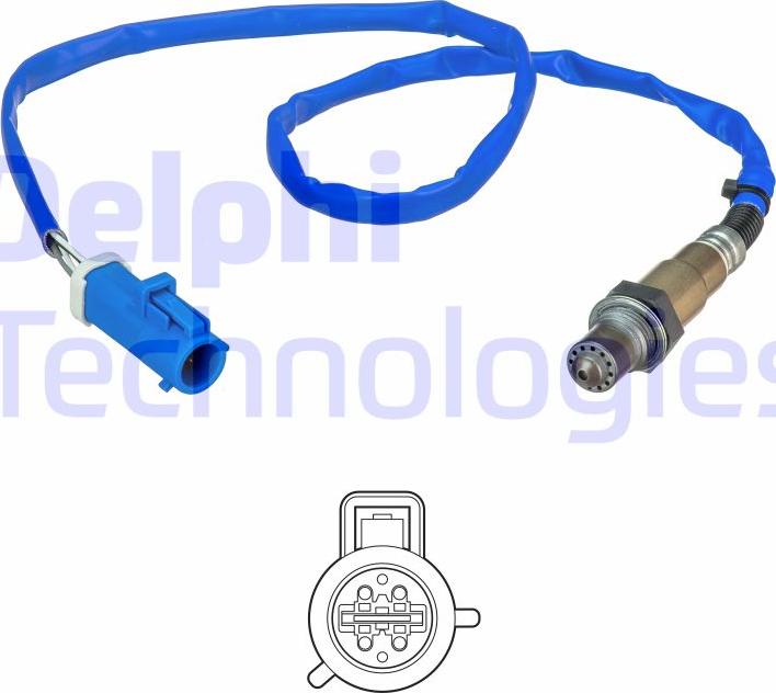 Delphi ES21152-12B1 - Sonda lambda www.autoricambi360.it
