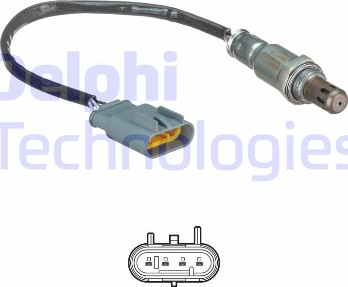 Delphi ES21108-12B1 - Sonda lambda www.autoricambi360.it