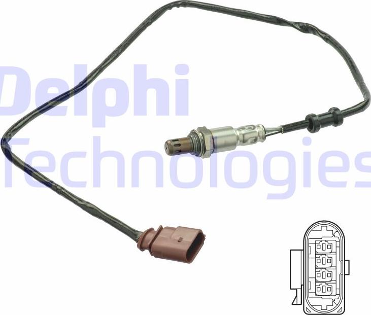 Delphi ES21103-12B1 - Sonda lambda www.autoricambi360.it