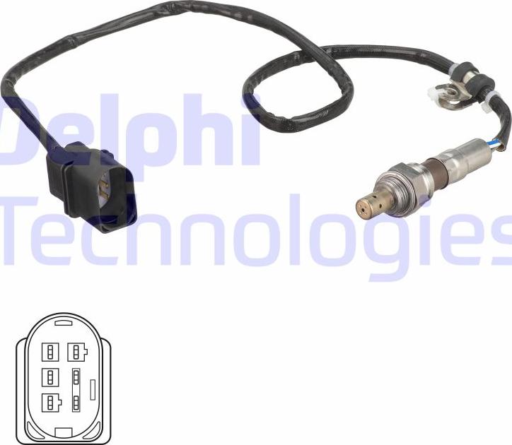 Delphi ES21102-12B1 - Sonda lambda www.autoricambi360.it