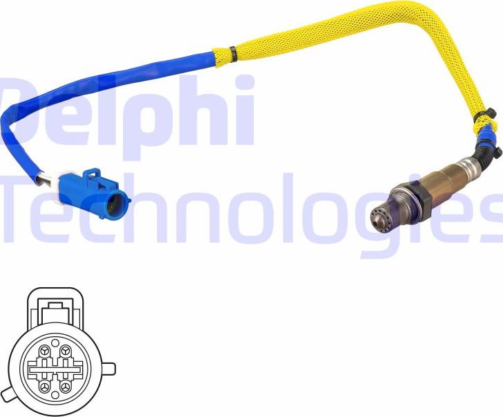 Delphi ES21184-12B1 - Sonda lambda www.autoricambi360.it