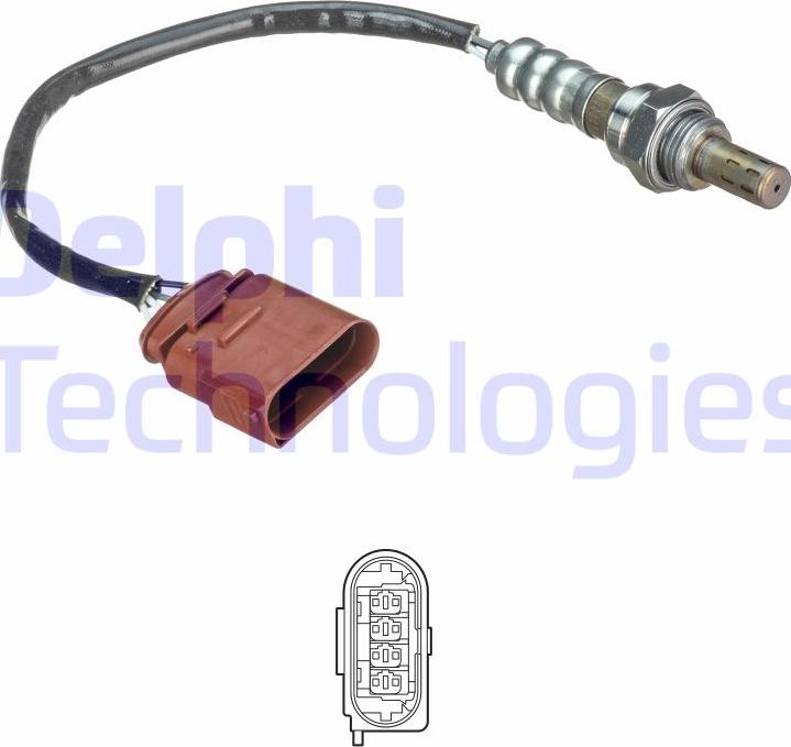 Delphi ES21186-12B1 - Sonda lambda www.autoricambi360.it