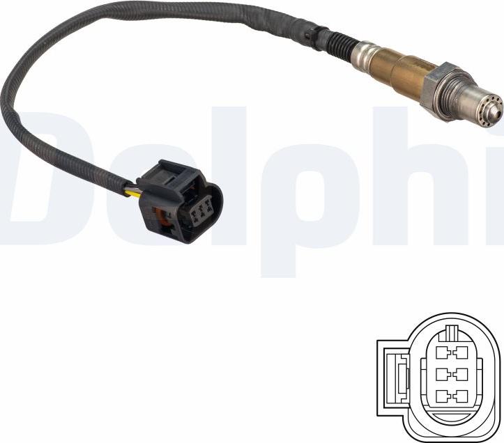 Delphi ES21180-18B1 - Sonda lambda www.autoricambi360.it