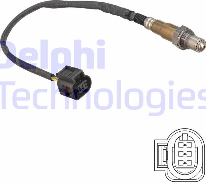 Delphi ES21180-12B1 - Sonda lambda www.autoricambi360.it