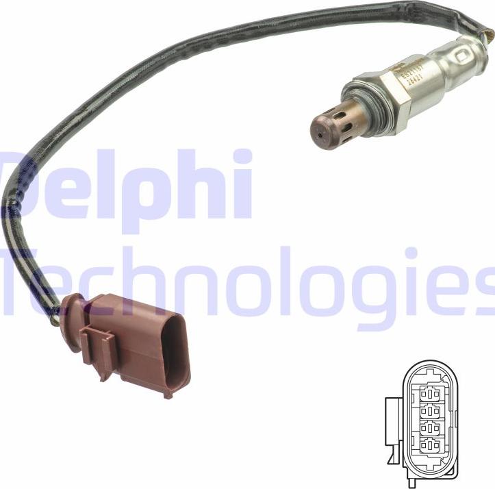 Delphi ES21187-12B1 - Sonda lambda www.autoricambi360.it