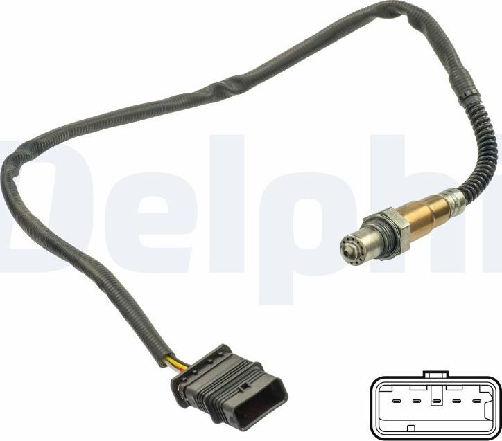 Delphi ES21122-18B1 - Sonda lambda www.autoricambi360.it