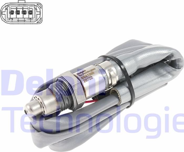 Delphi ES21399-12B1 - Sonda lambda www.autoricambi360.it