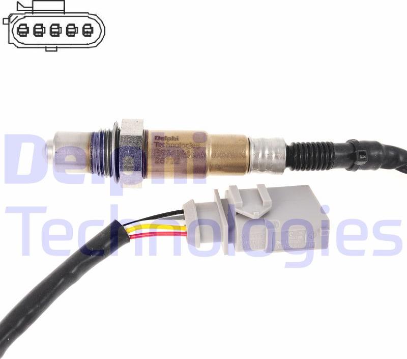 Delphi ES21394-12B1 - Sonda lambda www.autoricambi360.it