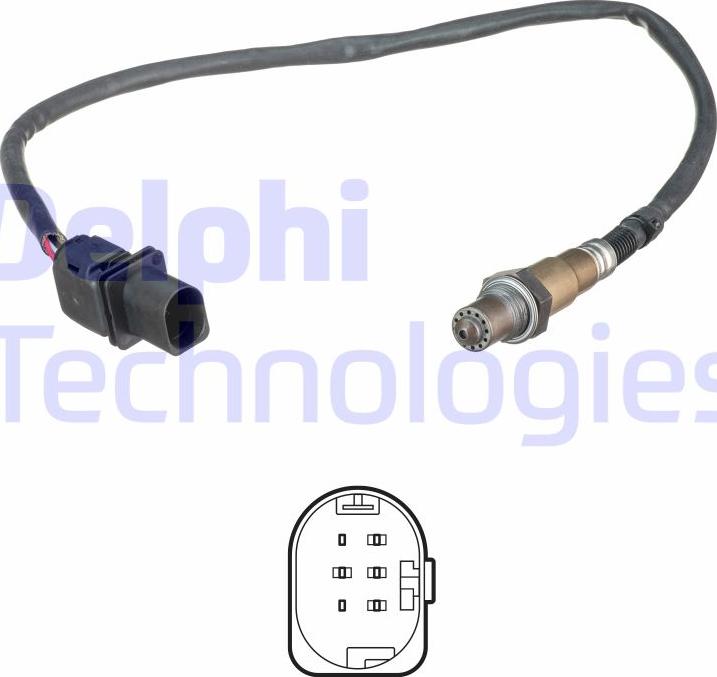 Delphi ES21349-12B1 - Sonda lambda www.autoricambi360.it