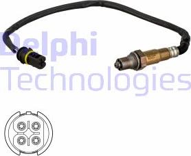 Delphi ES21344-12B1 - Sonda lambda www.autoricambi360.it
