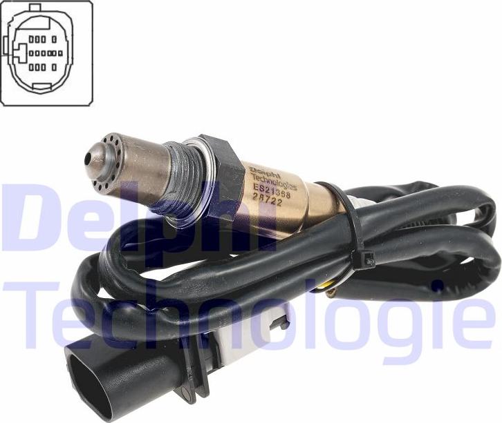 Delphi ES21368-12B1 - Sonda lambda www.autoricambi360.it