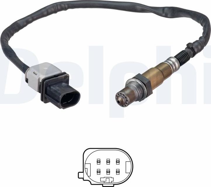 Delphi ES21302-12B1 - Sonda lambda www.autoricambi360.it
