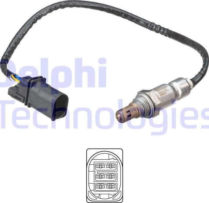 Delphi ES21333-12B1 - Sonda lambda www.autoricambi360.it