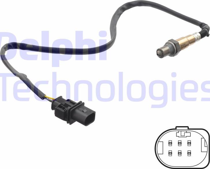 Delphi ES21322-12B1 - Sonda lambda www.autoricambi360.it