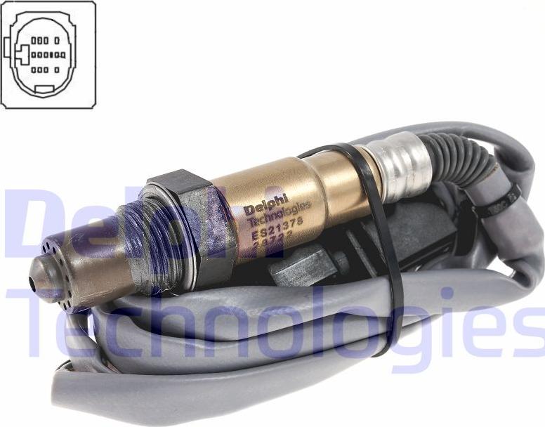 Delphi ES21378-12B1 - Sonda lambda www.autoricambi360.it