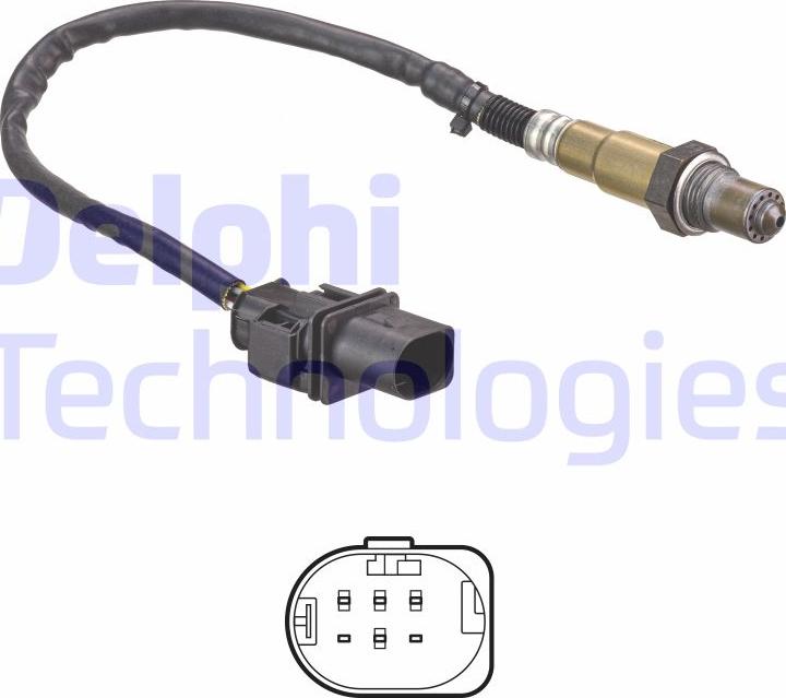 Delphi ES21299-12B1 - Sonda lambda www.autoricambi360.it