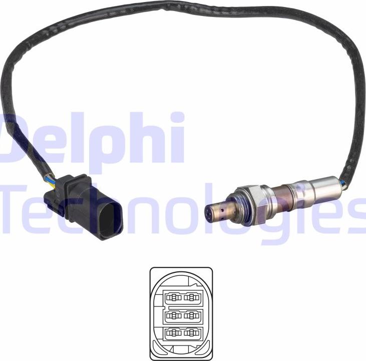 Delphi ES21291-12B1 - Sonda lambda www.autoricambi360.it