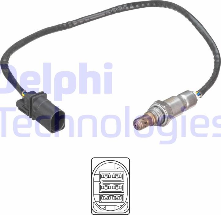 Delphi ES21246-12B1 - Sonda lambda www.autoricambi360.it