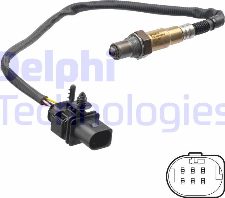 Delphi ES21247-12B1 - Sonda lambda www.autoricambi360.it