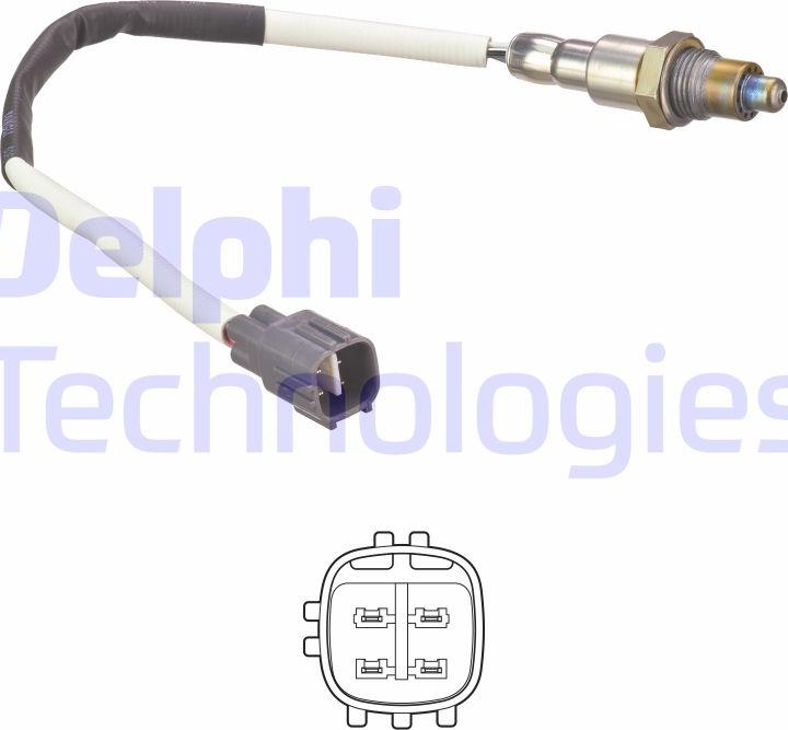 Delphi ES21254-12B1 - Sonda lambda www.autoricambi360.it