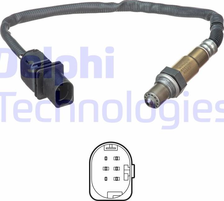 Delphi ES21264-12B1 - Sonda lambda www.autoricambi360.it
