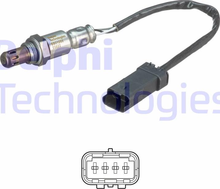 Delphi ES21266-12B1 - Sonda lambda www.autoricambi360.it