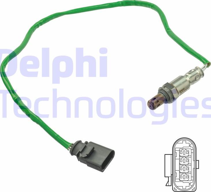 Delphi ES21206-12B1 - Sonda lambda www.autoricambi360.it