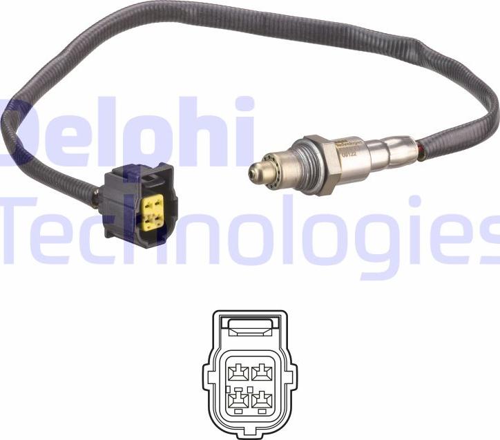 Delphi ES21202-12B1 - Sonda lambda www.autoricambi360.it