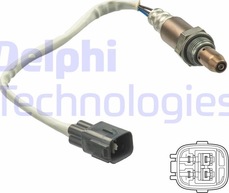 Delphi ES21207-12B1 - Sonda lambda www.autoricambi360.it