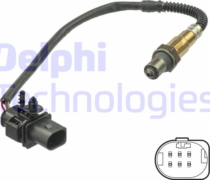 Delphi ES21211-12B1 - Sonda lambda www.autoricambi360.it