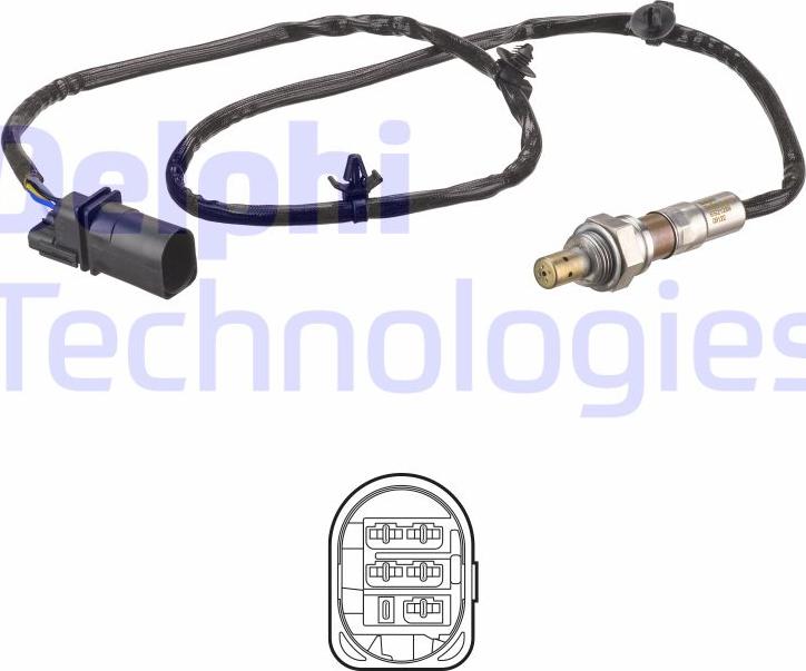 Delphi ES21289-12B1 - Sonda lambda www.autoricambi360.it