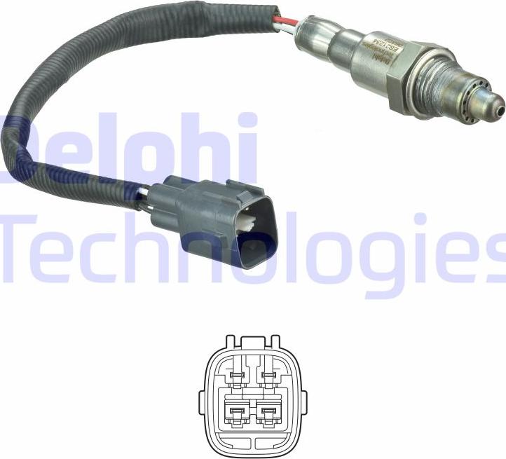 Delphi ES21234-12B1 - Sonda lambda www.autoricambi360.it